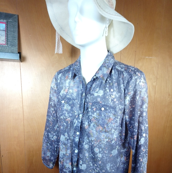 Eddie Bauer See Thru Shirt - Picture 1 of 5